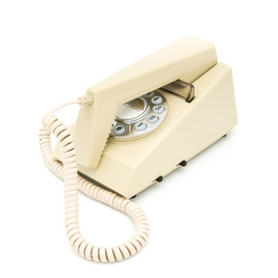 GPO Trim Phone, Push-Button Retro Landline Corded Telephone, Authentic ...