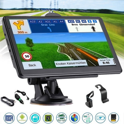 GPS Sat Navs for Car Truck HGV Navigation 8G UK&EU Map Free
