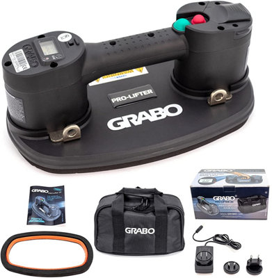 Grabo Pro Lifter  Battery Powered Vacuum Lifter - Plus Free Battery in Gift Bag
