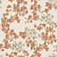 Grace Blossom Orange/Multi Wallpaper