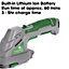 Gracious Gardens Cordless Garden Hedge Trimmer 2 In 1 Handheld Lithium Ion 3.6V Rechargeable Battery