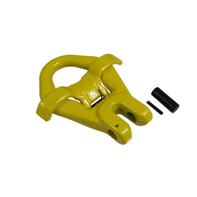 Grade 80 Clevis Skip Hook with Spring Gate 13MM (5.3 Ton Chain Lifting Bin Lift 5300KG G80)
