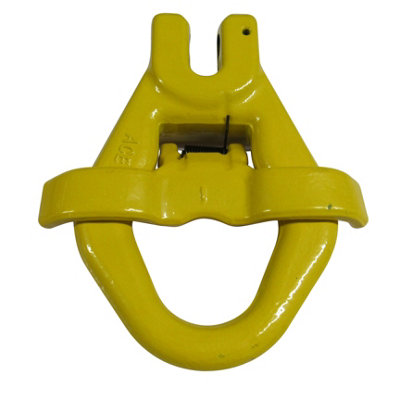 Grade 80 Clevis Skip Hook with Spring Gate 13MM (5.3 Ton Chain Lifting Bin Lift 5300KG G80) - 5