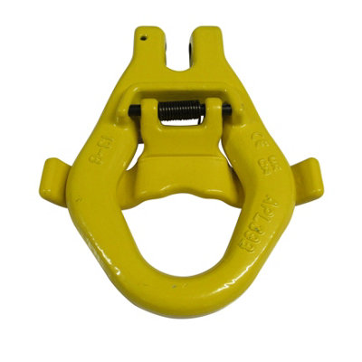 Grade 80 Clevis Skip Hook with Spring Gate 13MM (5.3 Ton Chain Lifting Bin Lift 5300KG G80) - 7