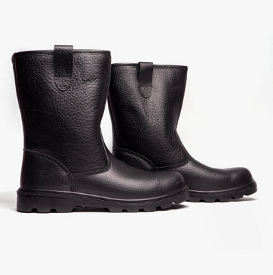 Grafters Grafters M021A Mens Rigger Safety Boots Black - uk-size-12 Black