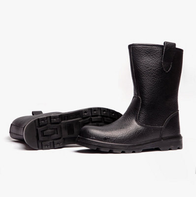 Grafters Grafters M021A Mens Rigger Safety Boots Black - uk-size-13 Black