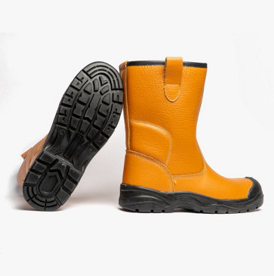 Grafters Grafters M239BSM Mens Rigger Safety Boots Tan - uk-size-9 ...
