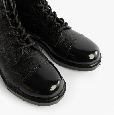 Grafters M166A Unisex Adults Military Boots Black