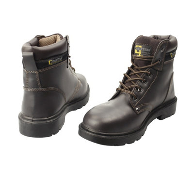 Grafters Apprentice Honey 6-Eye Men's Safety Boots – Size 7, Ankle-High Work Boots - View #3