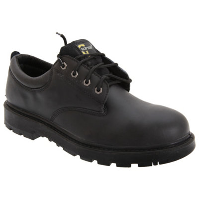 Grafters Mens Contractor 4 Eye Safety Shoes Black (5 UK)