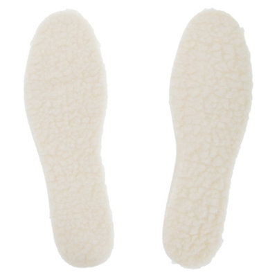 Grafters Mens Fleecy Insoles (6 Pairs) White (11 UK)