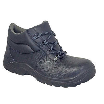 Grafters Mens Padded Collar D-Ring Chukka Safety Boots With Steel ...