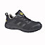 Grafters Mens Steel Toe Safety Trainers Black/Grey (7 UK)