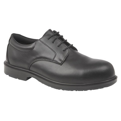 Grafters Mens Uniform Fully Composite NonMetal Safety Brogues Black (3
