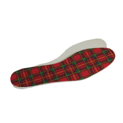Grafters Womens/Ladies Tartan Insoles (12 Pairs) Tartan (3 UK)
