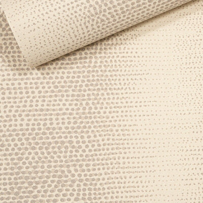 Graham & Brown Ombre Glow Champagne Glitter Dots Neutral Vinyl