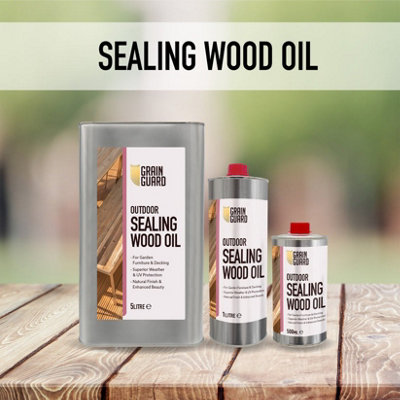 Grain Guard Weather UV Protect Wood Sealing Oil - 5 Litre