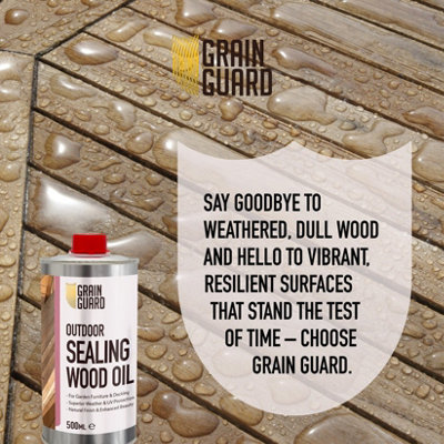 Grain Guard Weather UV Protect Wood Sealing Oil - 5 Litre