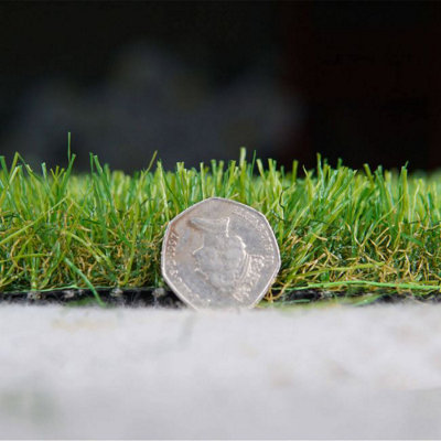 Granada 35mm Artificial Grass, Value For Money, 8 Years Warranty,Fake Grass For Patio Garden-17m(55'9") X 4m(13'1")-68m²