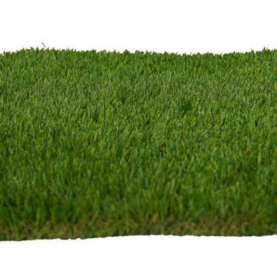 Granada 35mm Outdoor Artificial Grass, Value For Money,Fake Grass For Patio Garden-2m(6'6") X 4m(13'1")-8m²