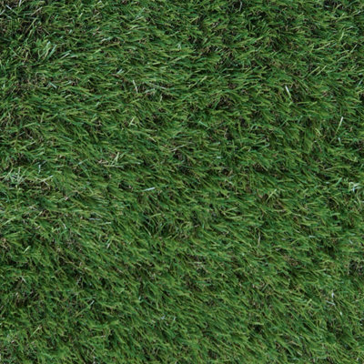 Granada 35mm Outdoor Artificial Grass, Value For Money,Fake Grass For Patio Garden-4m(13'1") X 4m(13'1")-16m²
