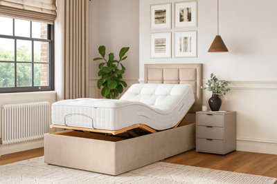 Grand Motion Smart Electric Adjustable Bed Set With Mattress And ...