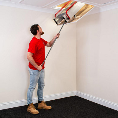 Grand Sliding Aluminium Loft Ladder - 4