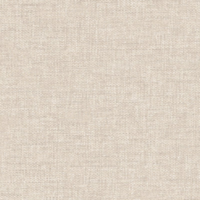 Grandeco Adana Calico Fabric Textured Wallpaper, Neutral