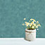 Grandeco Alba Plaster Plain Textured Wallpaper, Blue