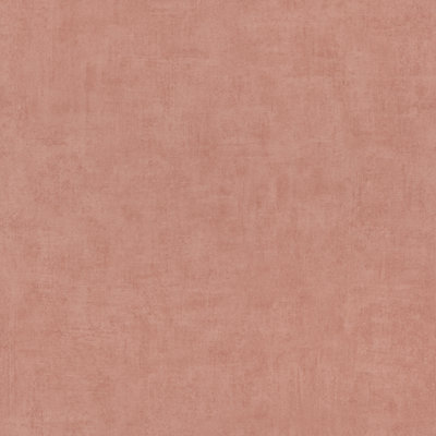 Grandeco Annabella Distressed Plaster Textured Wallpaper, Blush Red