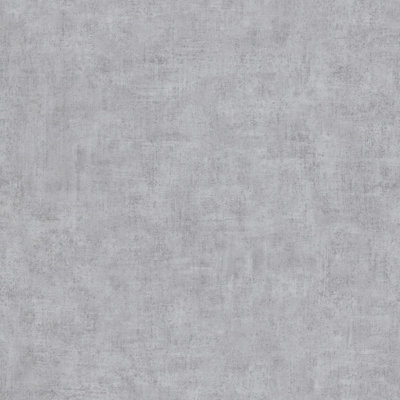 Grandeco Annabella Distressed Plaster Textured Wallpaper, Grey