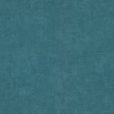 Grandeco Annabella Distressed Plaster Textured Wallpaper, Teal Blue