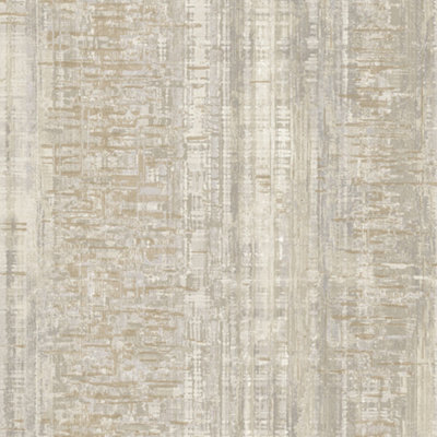 Grandeco Armana Textured Vertical Stone Effect Wallpaper, Neutral