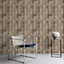 Grandeco Auburn Vertical Plank Wood Effect Textured Wallpaper, Light Brown