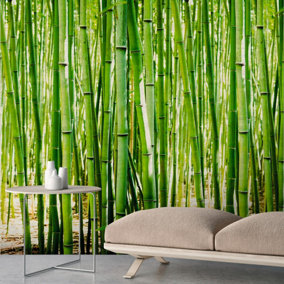 Grandeco Bamboo 3 lane repeatable Textured Mural, 2.8 x 1.59m