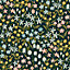 Grandeco Bluebell Wood Floral Leaf Textured Wallpaper, Black