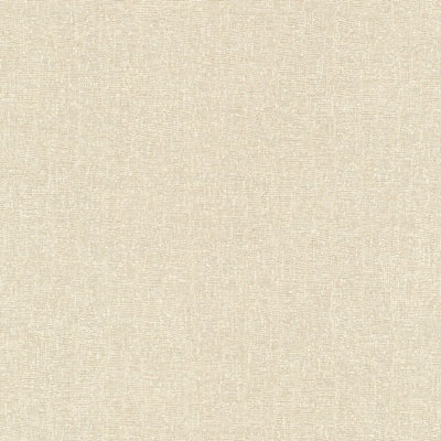 Grandeco Boutique Atogo Semi Plain Woven Effect Luxury Weight Embossed Wallpaper, Cream
