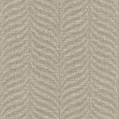 Grandeco Boutique Collection Organic Feather Embossed Wallpaper,  Deep Taupe