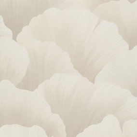 Grandeco Boutique Coral Petal Texture Embossed Wallpaper, Neutral
