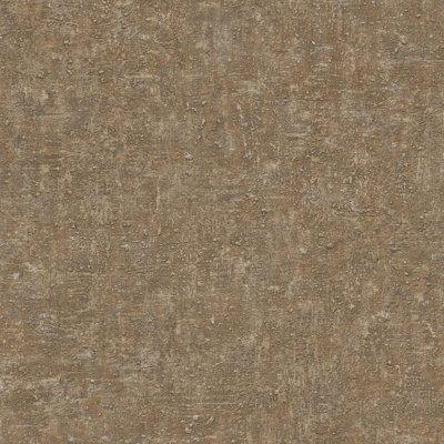 Grandeco Boutique Norite Deep Natural Texture Embossed Wallpaper, Brown