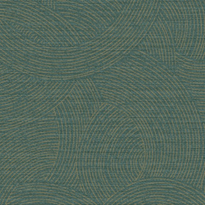 Grandeco Boutique Organic Maze Swirl PVC-free Eco Wallpaper, Green