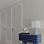Grandeco Boutique Pure & Protect Cirrus Woven Linen Textured Antibacterial Wallpaper, Mid Grey