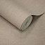 Grandeco Boutique Pure & Protect Cirrus Woven Linen Textured Antibacterial Wallpaper, Mocha
