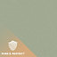 Grandeco Boutique Pure & Protect Cirrus Woven Linen Textured Antibacterial Wallpaper, Sage Green