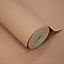 Grandeco Boutique Pure & Protect Cirrus Woven Linen Textured Antibacterial Wallpaper, Terracotta