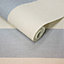 Grandeco Boutique Pure & Protect Stratus Stripe Linen Textured Antibacterial Wallpaper, Light Blue