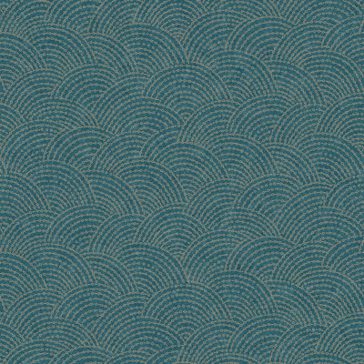 Grandeco Boutique Shell Metallic Curve Luxury Weight Embossed Wallpaper, Navy Blue