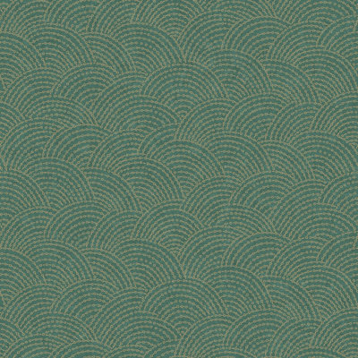 Grandeco Boutique Shell Texture Embossed Wallpaper, Teal Green