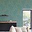 Grandeco Boutique Sprig Leaf PVC-free Eco Wallpaper, Green