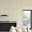 Grandeco Boutique Sprig Leaf PVC-free Eco Wallpaper, Neutral